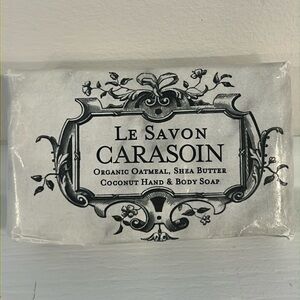 LE SAVON CARASOIN Organic Oatmeal, Shea Butter Coconut Hand & Body Soap